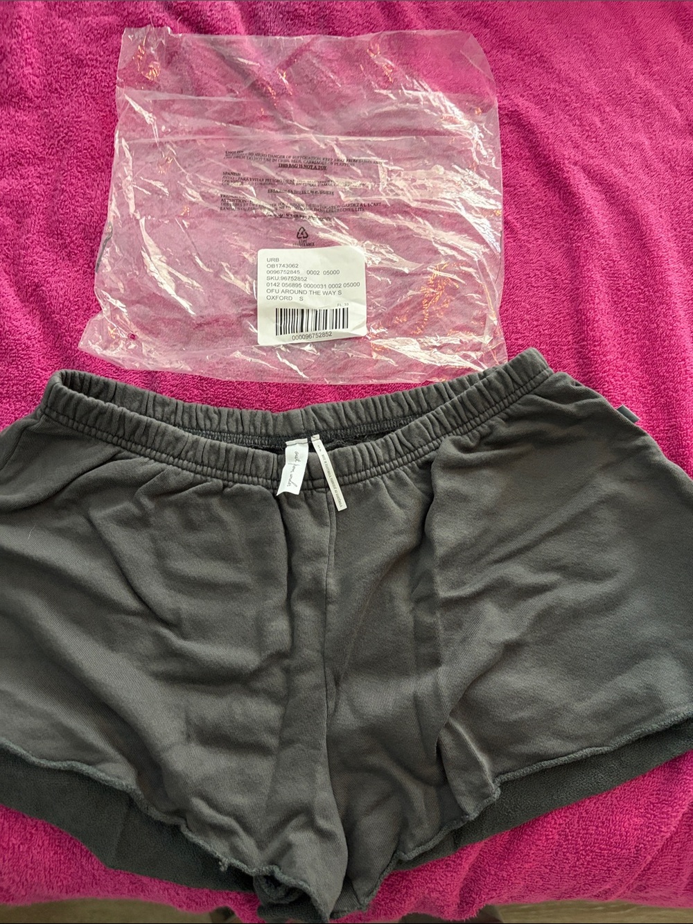Urban Outfitters Gray Drawstring Athletic Shorts